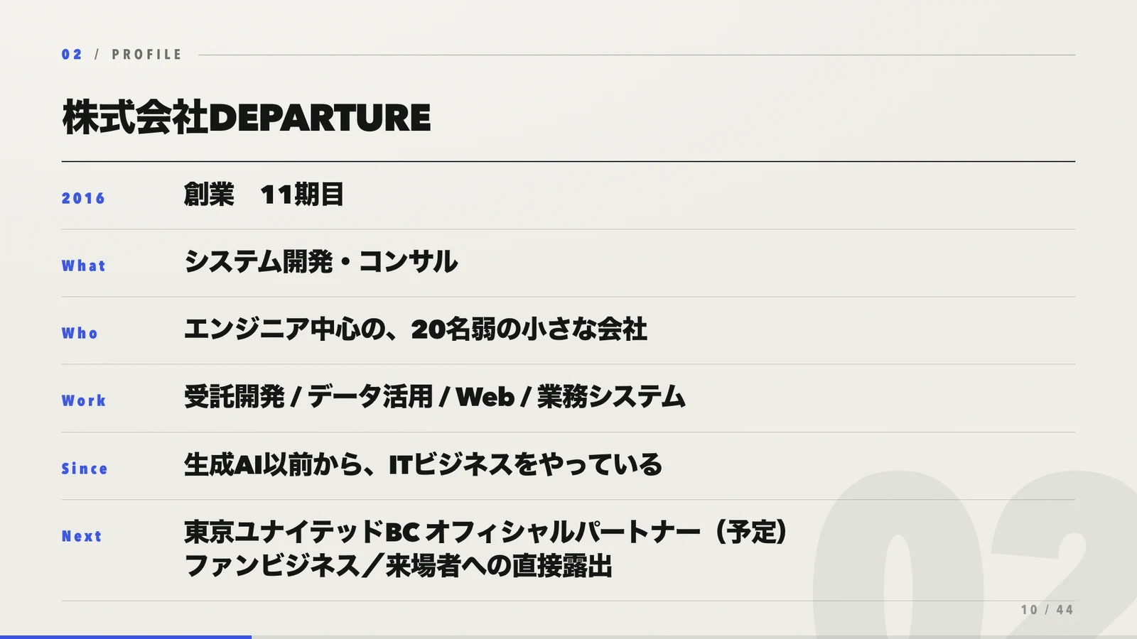 株式会社DEPARTUREの事業紹介