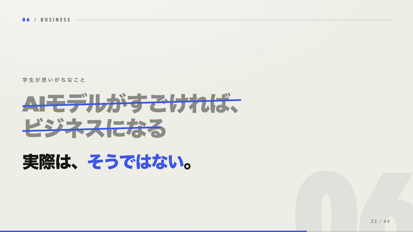 AIモデルがすごければビジネスになるのかという問い