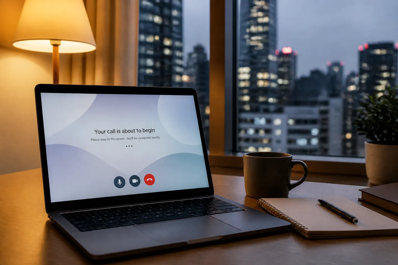 Workspace prepared for sorting business challenges in Japan